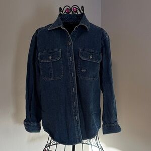 Liz Claiborne Blue Denim Shirt
